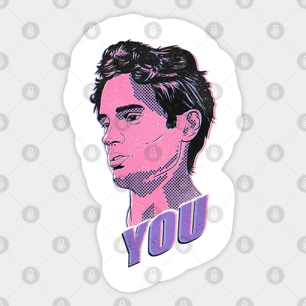 You | Joe Goldberg | T-shirt Sticker by TrashPandaHut